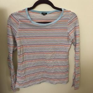 J. Crew long sleeved striped shirt